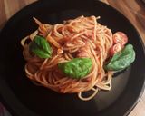 Amatriciana spagetti recept fázis 9 fotója
