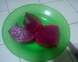 Foto langkah ke 1 dari resep Jus Buah Naga Merah.