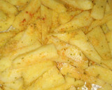 Foto del paso 3 de la receta: Papas al horno crocantes rebozadas con polenta🍠🌽