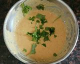 A picture of step 3 of Bread pakodas.