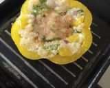 A picture of step 4 of Stuffed capsicum rings.