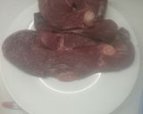 A picture of step 1 of Grilled Springbok chops.