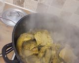 A picture of step 2 of Okra soup.
