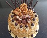 Foto langkah ke 8 dari resep Mocca Nougat cake (birthday cake).