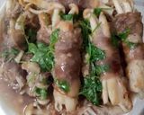 Hình bước làm 5 của món Bò cuốn nấm chiên