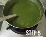 A picture of step 5 of Hariyali Soup.