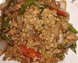รูปขั้นตอนการทำที่ 4 ของ ไก่ผัดพริกหยวก