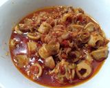 Foto langkah ke 2 dari resep Cumi balado pedas.