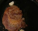 A picture of step 2 of Ribeye steak, chimichuri.