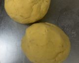 A picture of step 2 of Makke di Roti with Sarson da Saag.