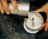 A picture of step 3 of Badam shake.