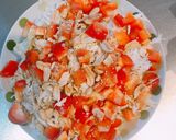 Hình bước làm 1 của món Salad rau + ớt chuông