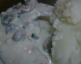 Foto del paso 5 de la receta: Supremas a la crema de verdeo y champigñones