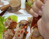 Foto langkah ke 7 dari resep Tahu Bakso Ayam (Jamur) Sambal Kacang.