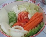 รูปขั้นตอนการทำที่ 2 ของ สเต็กหมูพริกไทยดำ คู่กับสลัด น้ำสลัดวาซาบิ