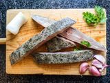 Rodaballo a la plancha con emulsión de ajo