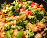 Foto del paso 3 de la receta: Bulgur con wok de verduras y langostinos