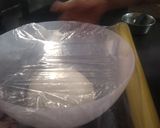 A picture of step 4 of Domino's style pasta pizza.