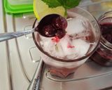 Hình bước làm 3 của món Mojito Cherry ngâm đường