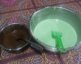 Foto langkah ke 2 dari resep Bolu Pandan Coklat Wijen.