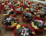 Foto langkah ke 4 dari resep kue cokelat lebaran.