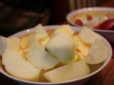 Apple crumble con helado