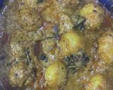 A picture of step 11 of Dum Aloo.
