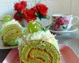 Cara Membuat Pandan Chiffon Roll Tepung Ketan 208 12