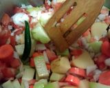 A picture of step 5 of moms rice soup.