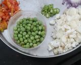A picture of step 2 of Mexican Macroni pasta.