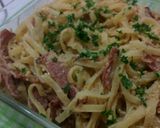 Foto langkah ke 4 dari resep Fettuccine Carbonara.