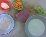Foto langkah ke 2 dari resep Creamy Mashed Potato with Bacon Bits.