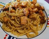 Foto del passaggio 6 della ricetta Sapore di Sicilia. Spaghetti al pesce spada e finocchietto