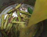 A picture of step 4 of Sohanjana ki phali (drumsticks).