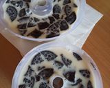 Foto langkah ke 4 dari resep Puding Susu Oreo.