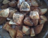 A picture of step 6 of Crispy potato chat.
