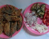 Foto langkah ke 5 dari resep Samu iwak basanga (samu ikan goreng).