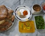 A picture of step 1 of Muthi Kabab Masala Salan.