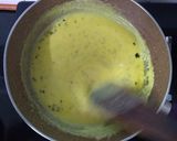 A picture of step 10 of Rajasthani Pakoda Kadhi.