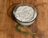 A picture of step 3 of Fennel Frond Yogurt Sauce.
