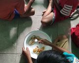 Foto langkah ke 1 dari resep Bolu Pisang Santan Kukus.