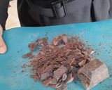 A picture of step 1 of Chocolate Salami.