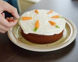 A picture of step 7 of Low fat carrot cake.