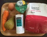 A picture of step 1 of Carrot Pancakes.