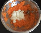 A picture of step 4 of Carrot Pancakes.