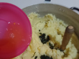 Bomba de papas rellenas