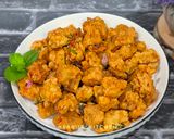 Foto langkah ke 7 dari resep Tempe Karaage Sambal Daun jeruk.