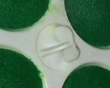 A picture of step 3 of Tricolour Idli.