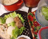Rizses 🍅🥒🫑🥕🧄Tejszínes csirkemelles Stroganoff 🥗ropogós zöldségekkel🫑🥒🫛🥕🍅 recept fázis 3 fotója