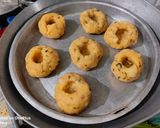 शेजवान उपमा बाईट्स - फ्यूजन मॉर्निंग ब्रेकफास्ट रेसिपी चरण 6 फोटो